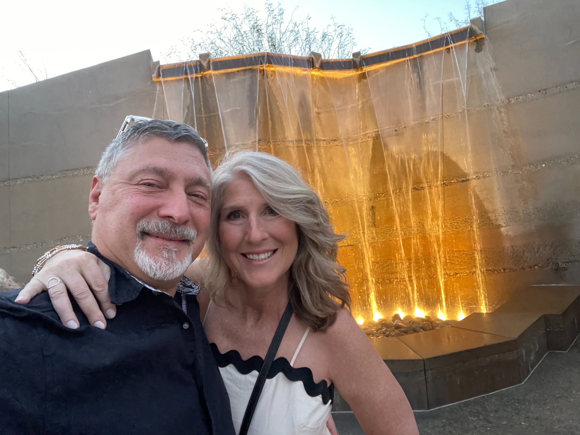 Adam and his wife — your hosts at The Millhouse