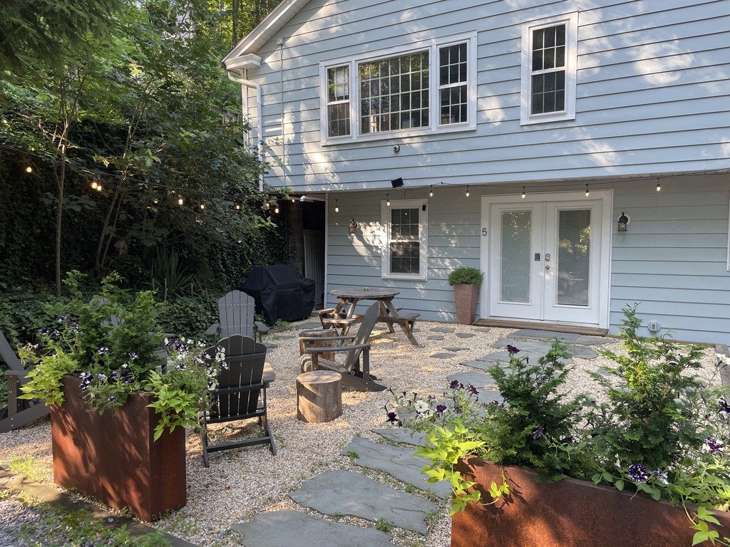 The Millhouse — Chester CT garden and entrance