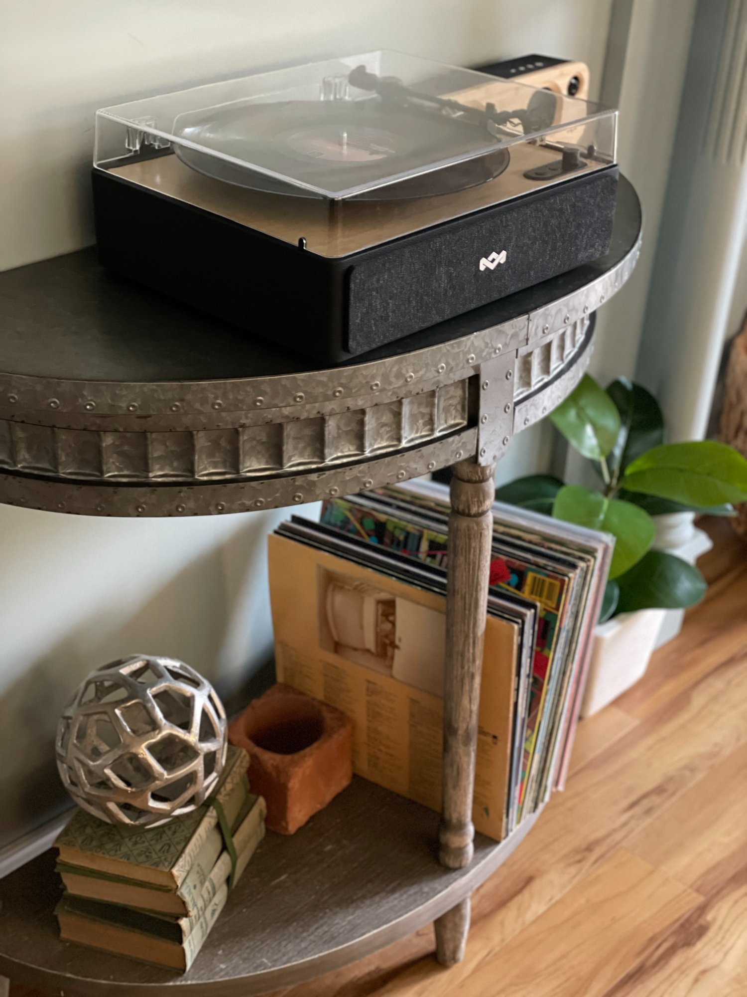 Turntable and vinyl at The Millhouse