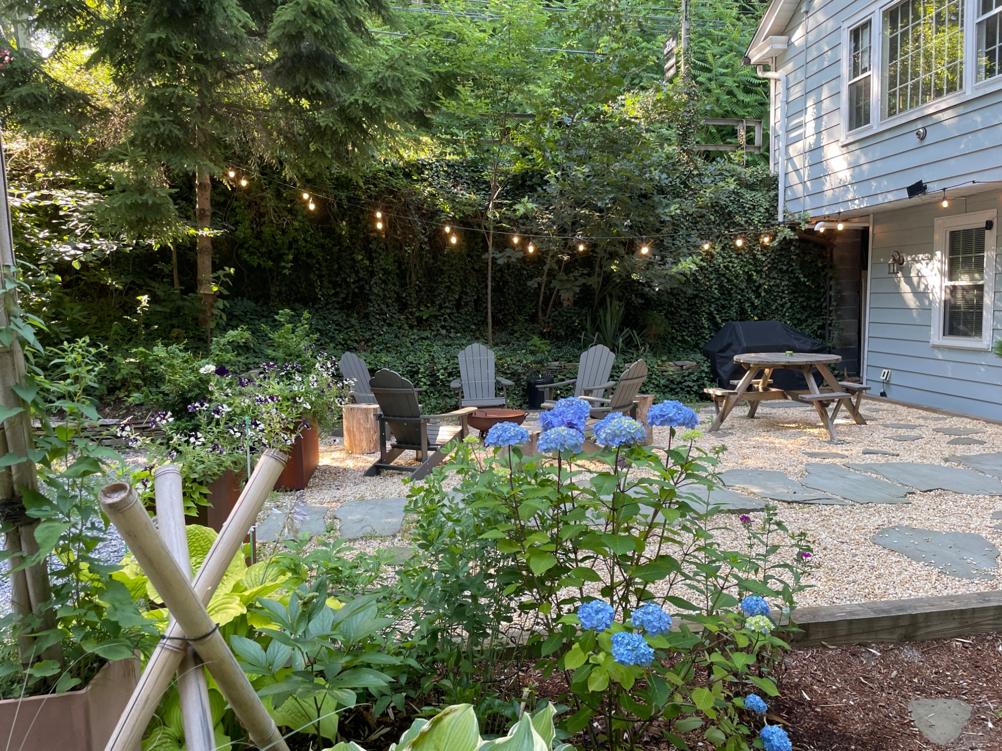 The Millhouse garden and outdoor space